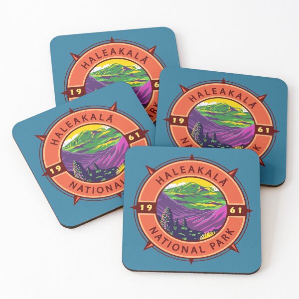 Item preview, Haleakala National Park Retro Compass Emblem designed and sold by KrisSidDesigns.
