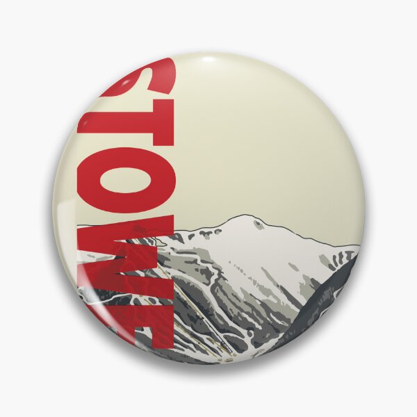 Item preview, Stowe Vermont Vintage Modern Ski Travel Poster designed and sold by ROEDERcraft.