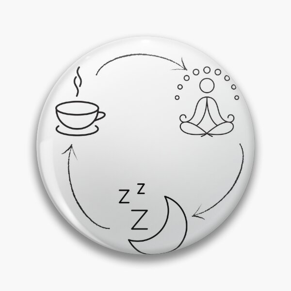 Item preview, Coffe Yoga Sleep Repeat Design designed and sold by Olivvier.