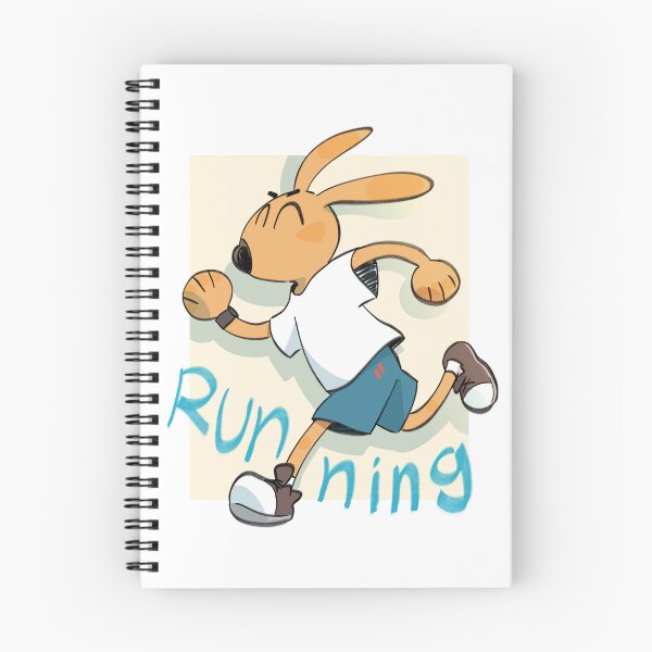 Item preview, running rabbit designed and sold by HUMBOsketch.