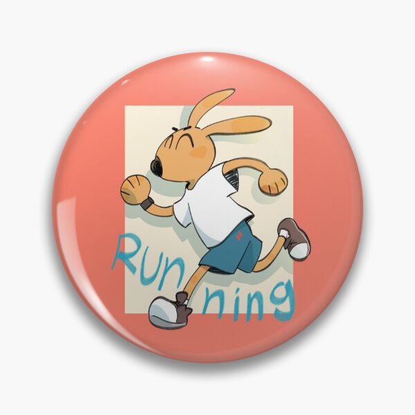 Item preview, running rabbit designed and sold by HUMBOsketch.