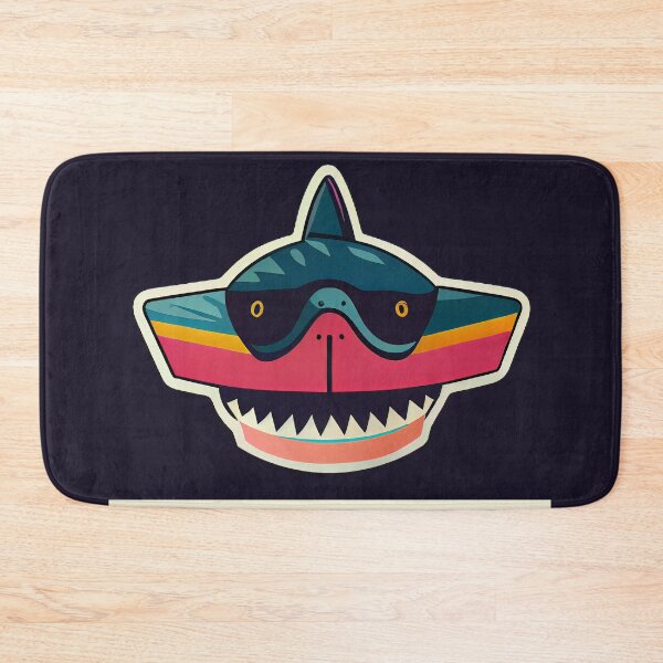 Item preview, Smiling shark with sharp teeth designed and sold by MorningPanda.