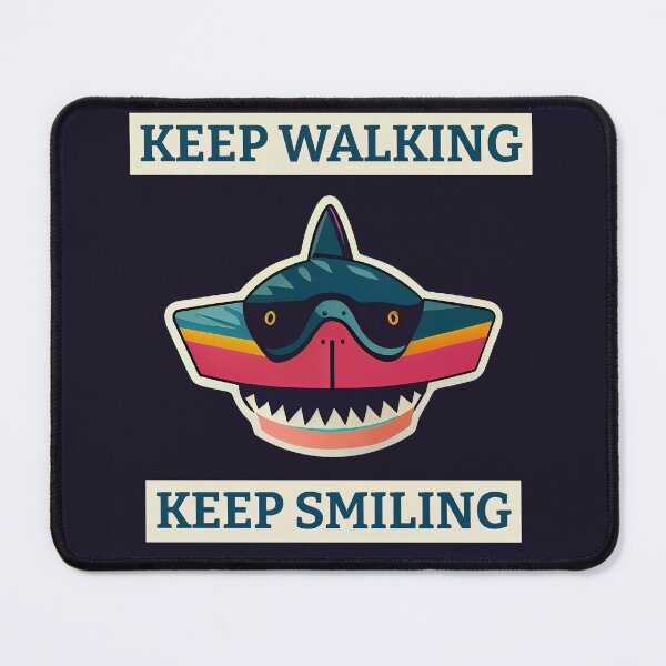 Item preview, Smiling shark with sharp teeth designed and sold by MorningPanda.