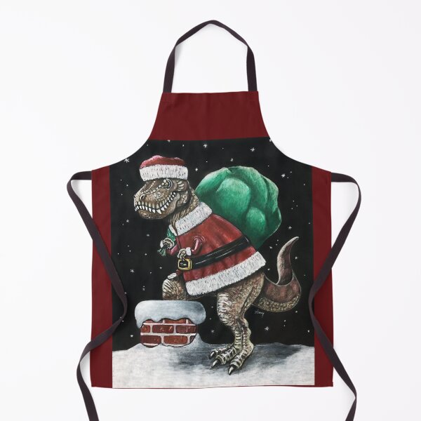 Item preview, Santasaurus designed and sold by GardenPartyArt.