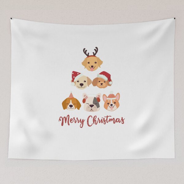 Item preview, Christmas Tree Dog designed and sold by MollyJaneArt.