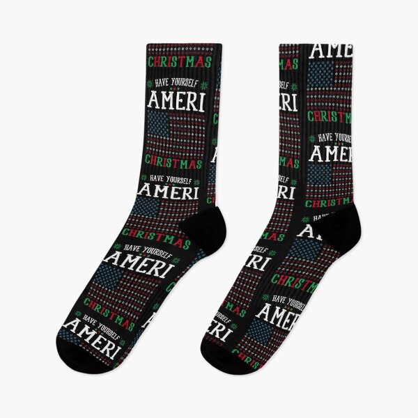 Item preview, Have Yourself Ameri Christmas Funny Ugly Christmas Sweater American Flag designed and sold by Designer-Girl.