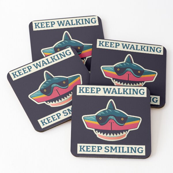 Item preview, Smiling shark with sharp teeth designed and sold by MorningPanda.