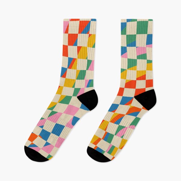 Item preview, Wavy Check Colorful Retro Trippy Abstract Pattern designed and sold by kierkegaard.
