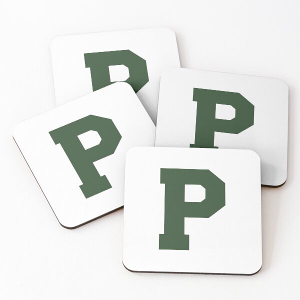 Item preview, Alphabet, Green P, Sports letter P designed and sold by TheCultStuff.