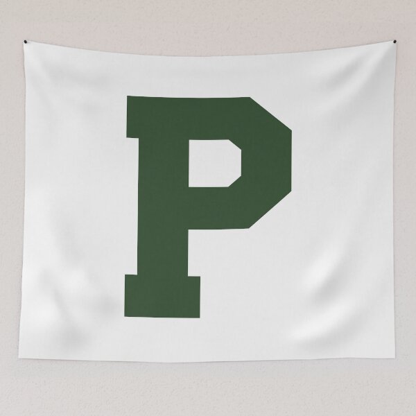 Item preview, Alphabet, Green P, Sports letter P designed and sold by TheCultStuff.