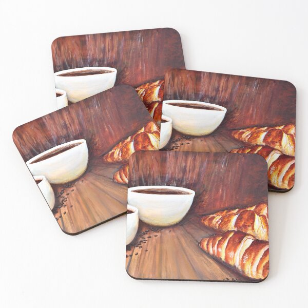 Item preview, COFFEE AND CROISSANTS designed and sold by Danicus666.