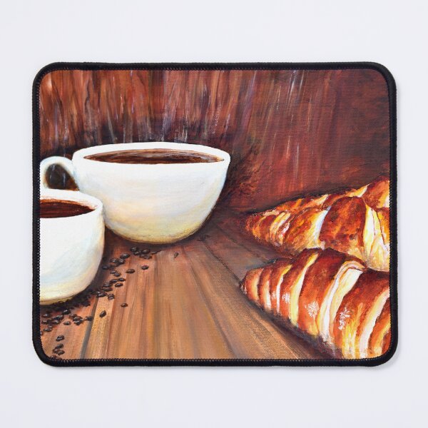 Item preview, COFFEE AND CROISSANTS designed and sold by Danicus666.