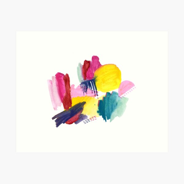 Abstract Razzle Dazzle Art Print