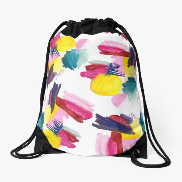 Abstract Razzle Dazzle Drawstring Bag