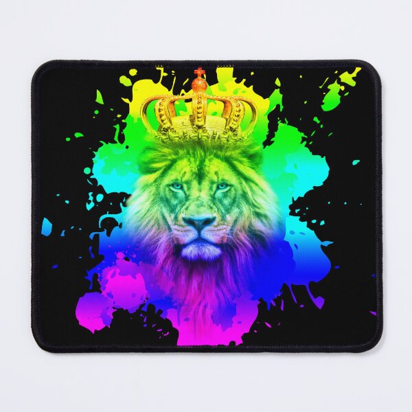 Item preview, Incredibly Beautiful and Creative Lion Design in Abstract Color! designed and sold by bluehatgraphics.