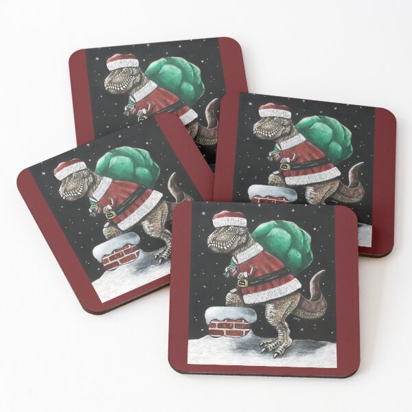 Item preview, Santasaurus designed and sold by GardenPartyArt.