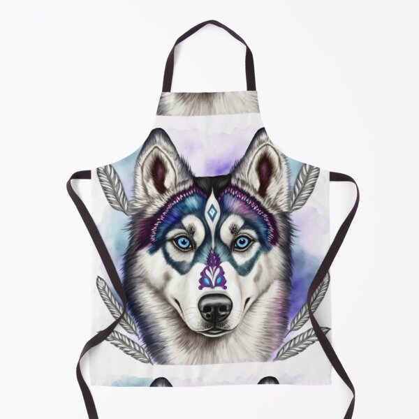 Item preview, Watercolor Potrait of a Husky Artistic  designed and sold by thisisallahoax.