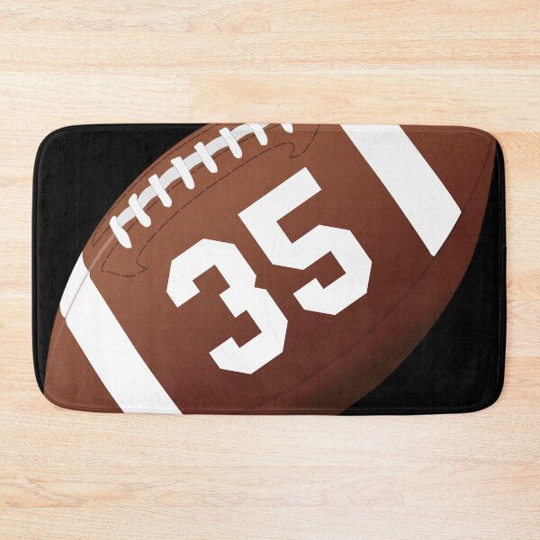 Item preview, American football ball number 35, thirty five designed and sold by TheCultStuff.