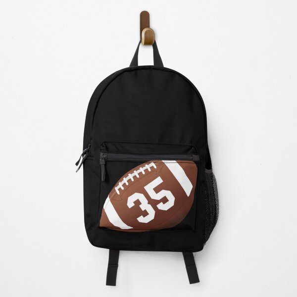 Item preview, American football ball number 35, thirty five designed and sold by TheCultStuff.