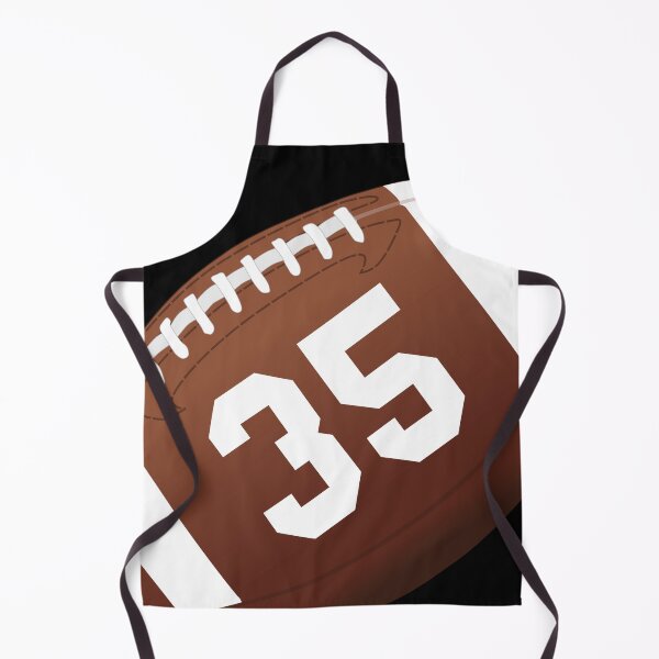 Item preview, American football ball number 35, thirty five designed and sold by TheCultStuff.