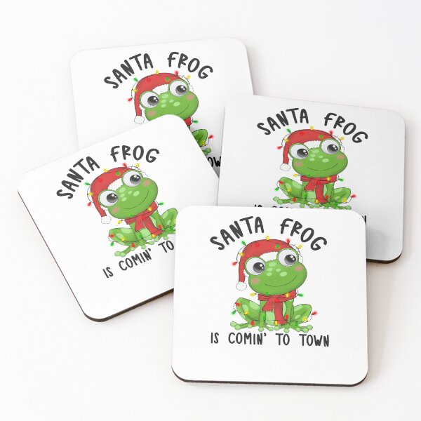 Item preview, Santa frog is comin' to town designed and sold by Designista436.