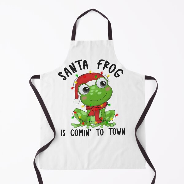 Item preview, Santa frog is comin' to town designed and sold by Designista436.