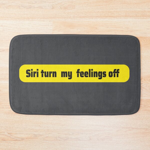 Item preview, Siri Turn My Feelings Off - Yellow designed and sold by ArtCreativeSACB.
