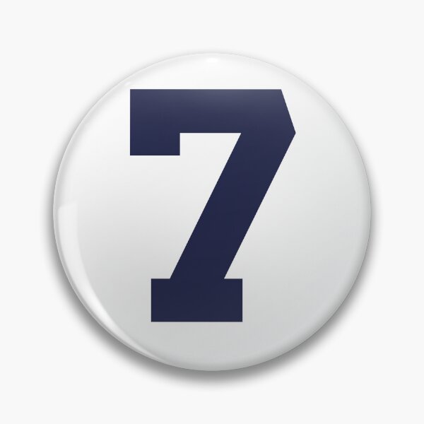 Item preview, Number 7, Marine blue seven, Sports number 7 designed and sold by TheCultStuff.