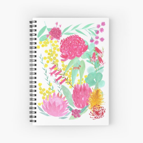 Australian Botanical Spiral Notebook
