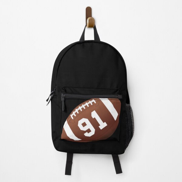 Item preview, American football ball number 91, ninety one designed and sold by TheCultStuff.