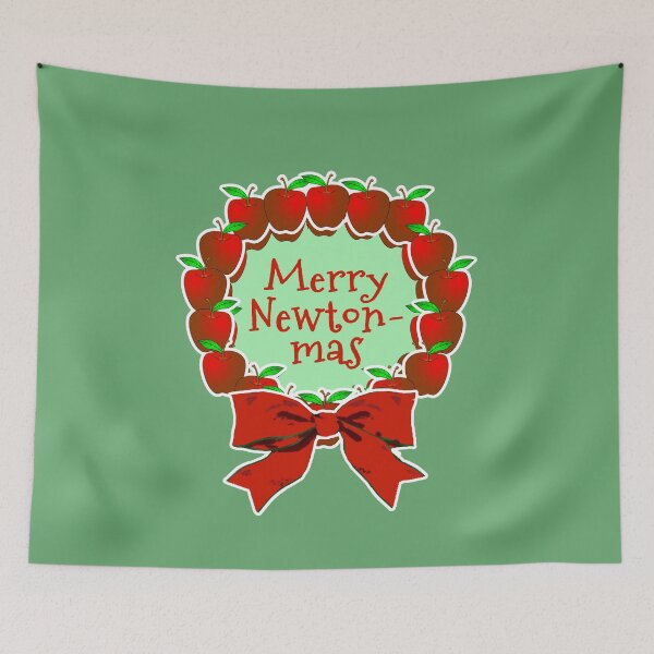 Item preview, Merry Newtonmas with Apple Wreath designed and sold by Greenbaby.