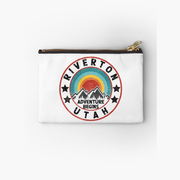 Item preview, Riverton Distressed Looking Retro Utah Gift For Travel designed and sold by DadJokeDescript.