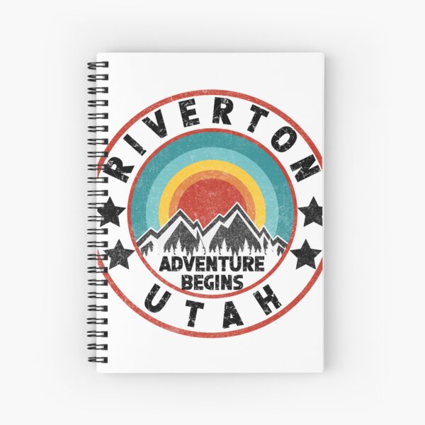 Item preview, Riverton Distressed Looking Retro Utah Gift For Travel designed and sold by DadJokeDescript.