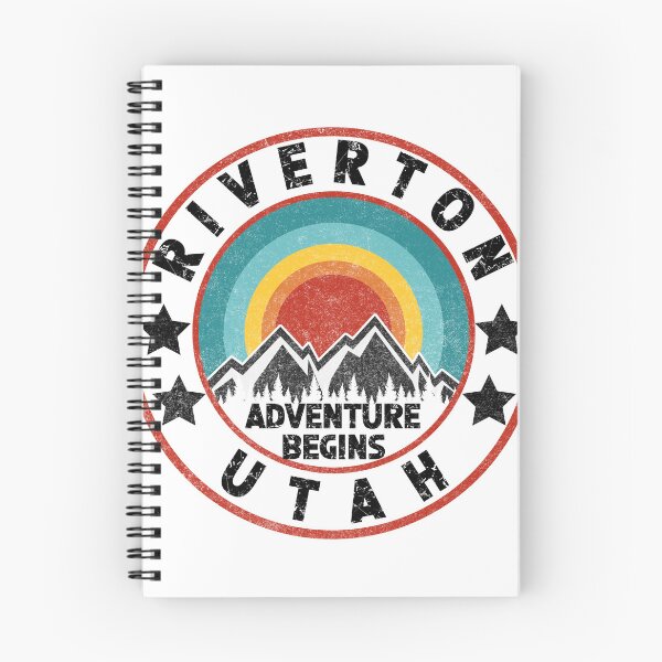 Item preview, Riverton Distressed Looking Retro Utah Gift For Travel designed and sold by DadJokeDescript.