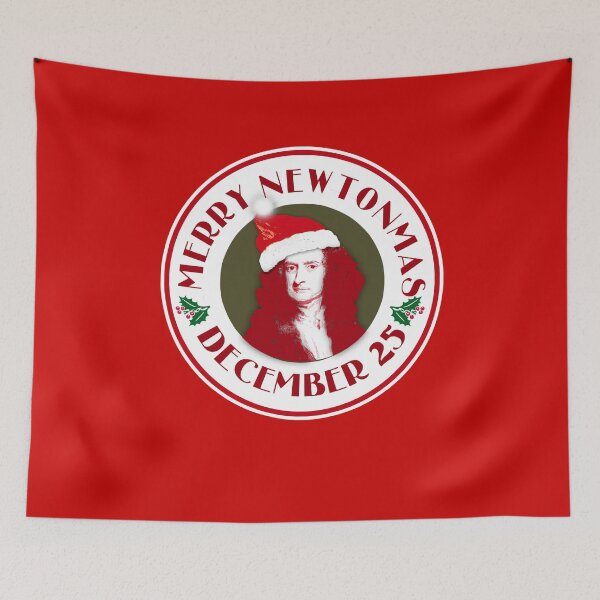 Item preview, MERRY NEWTONMAS with Sir Isaac Newton designed and sold by Greenbaby.