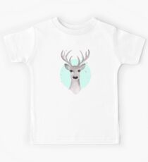 Deer Soft Grey - Mint Kids Tee