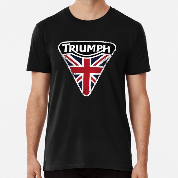 Klassisches Logo des britischen Motorrads - Union Jack Premium T-Shirt