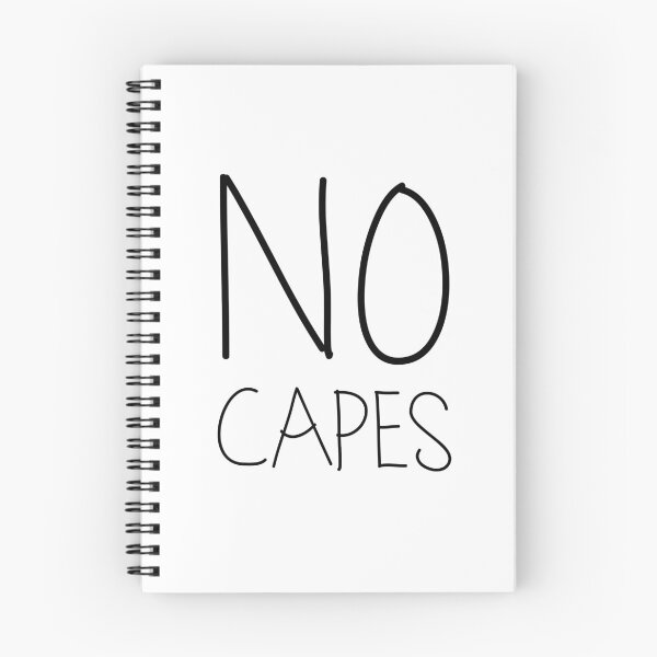 Item preview, No Capes designed and sold by MadebyJenni.