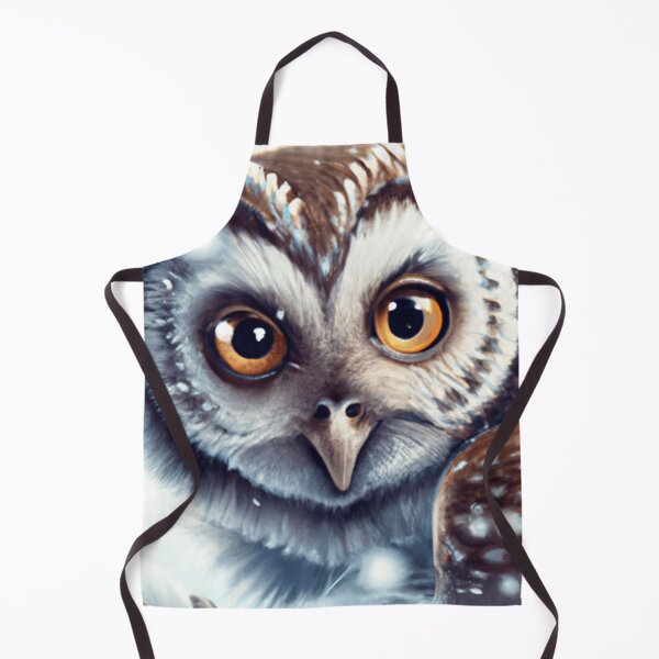 Item preview, Cutedom - Winter Owl In The Snow designed and sold by RaynbowCute.