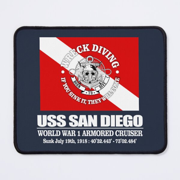 Item preview, USS San Diego (best wrecks) designed and sold by curranmorgan.