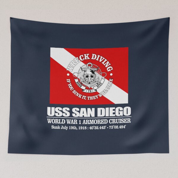 Item preview, USS San Diego (best wrecks) designed and sold by curranmorgan.