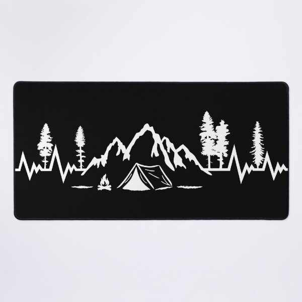 Item preview, Kopie von Kopie von Mountain Heartbeat, Hiking, Camping, Nature, Mountains Pulse designed and sold by claudiasartwork.