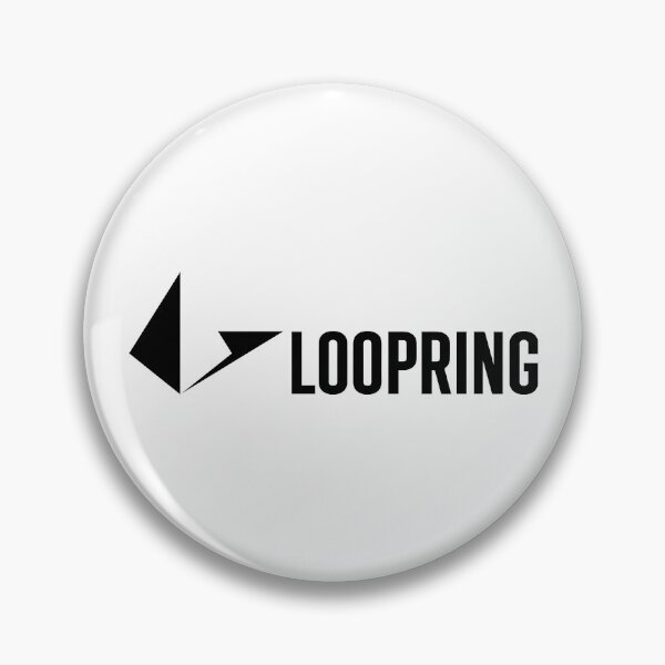 Item preview, Loopring LRC Crypto Altcoin - Clean Horizontal Black Logo designed and sold by CryptoMoods.