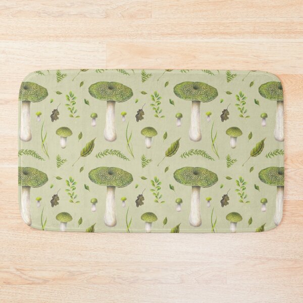 Item preview, Green Russula Pattern designed and sold by Forest of Wonders.