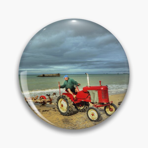 Item preview, Red Tractor at Arrowmanches designed and sold by hawkie.