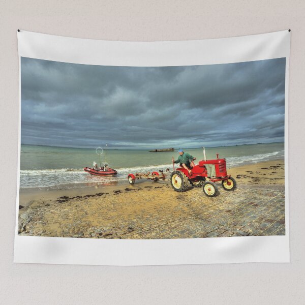 Item preview, Red Tractor at Arrowmanches designed and sold by hawkie.
