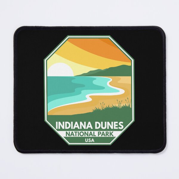 Item preview, Indiana Dunes National Park Minimal Retro Emblem designed and sold by KrisSidDesigns.