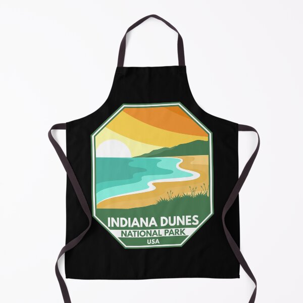 Item preview, Indiana Dunes National Park Minimal Retro Emblem designed and sold by KrisSidDesigns.
