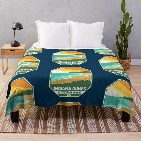 Item preview, Indiana Dunes National Park Minimal Retro Emblem designed and sold by KrisSidDesigns.