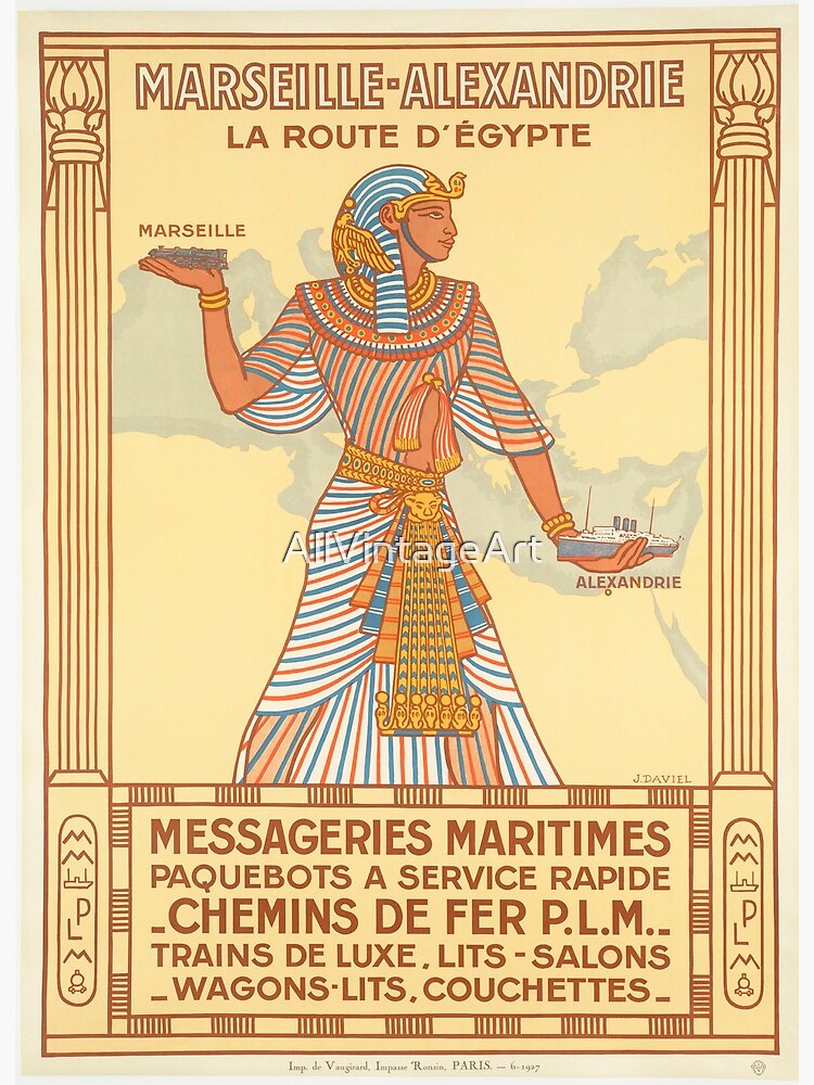 FRANCE VINTAGE TRAVEL POSTER Messageries Maritimes NEW